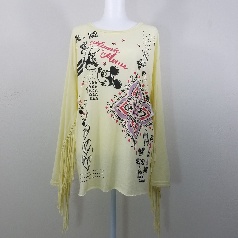 Disney Boutique Mini Mouse Sweater Blouse Size L